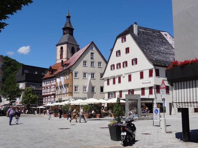 Marktstrae & Vorstadtbrunnen Nagold