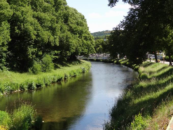 Fluss Nagold Rentschler-Wehr