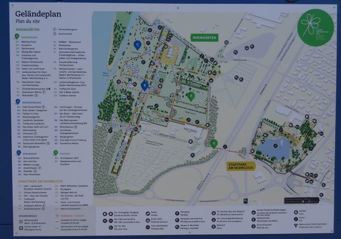 Landesgartenschau Neuenburg: Gelndeplan