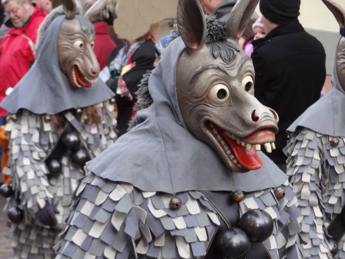 Maske Esel Narrenzunft Zell-Weierbach