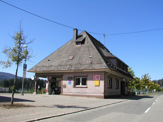 Bahnhof Schluchsee: Ostansicht