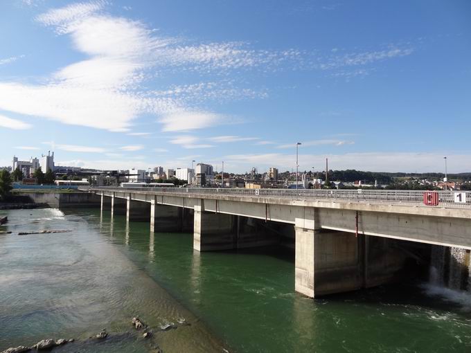 Stauwehr Wasserkraftwerk Rheinfelden