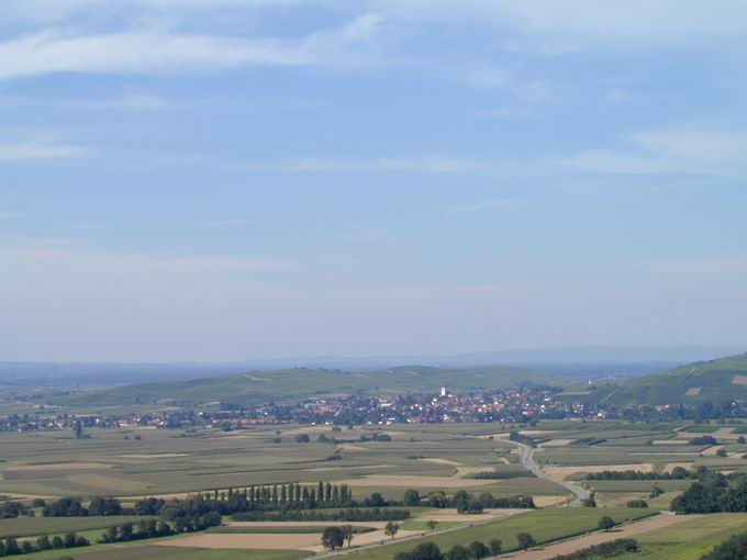 Burg Staufen: Blick Ehrenstetten