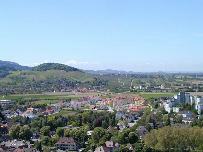Burg Staufen: Blick Forhenberg