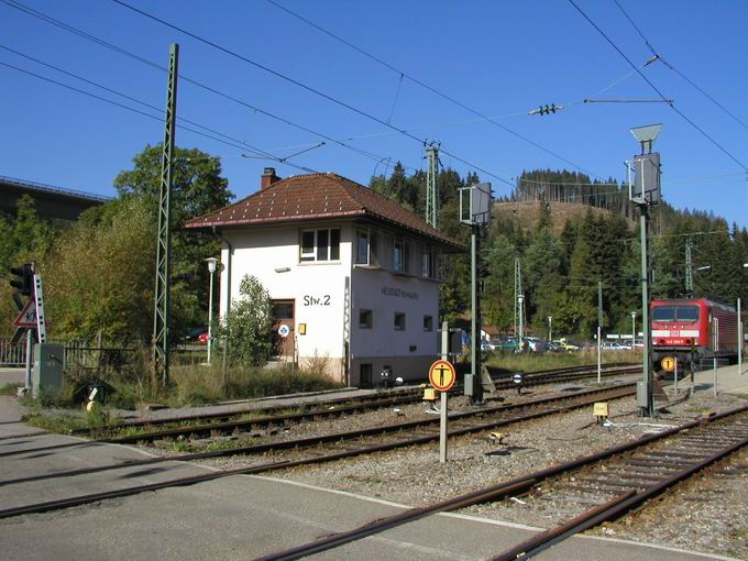 Bahnhof Neustadt: Stellwerk