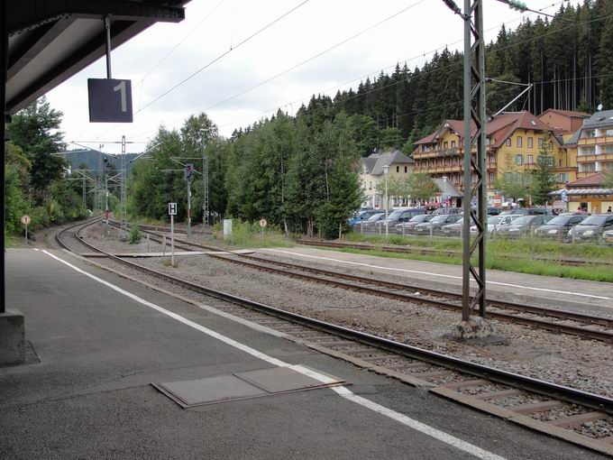 Bahnhof Titisee: Bahngleis Hinterzarten