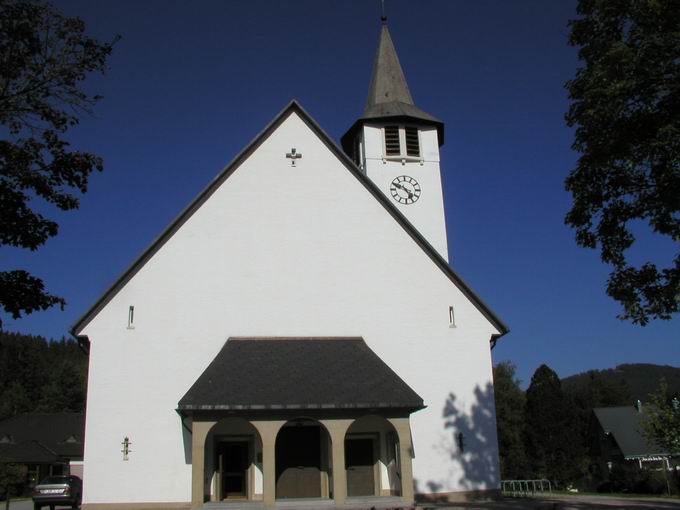 Kirche Christknig Titisee: Eingang