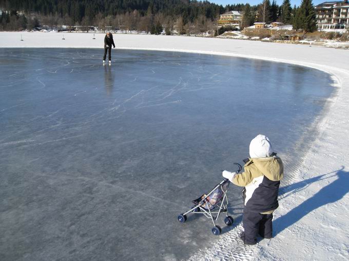 Titisee Eislauf: Gro und Klein