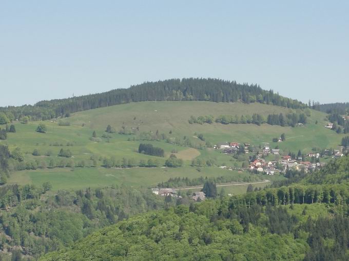 Berggasthof Hasenhorn: Blick Horn