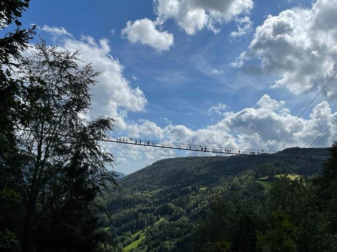 Hängebrücke Todtnau: Nordansicht