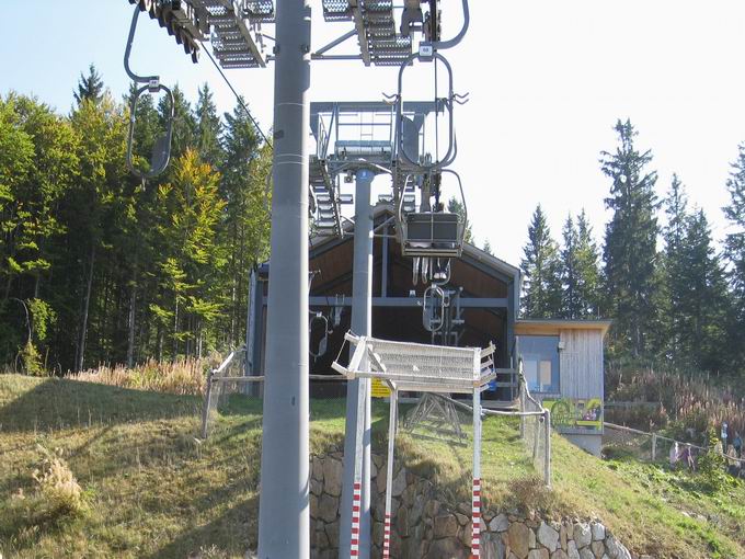 Hasenhorn-Sessellift: Bergstation