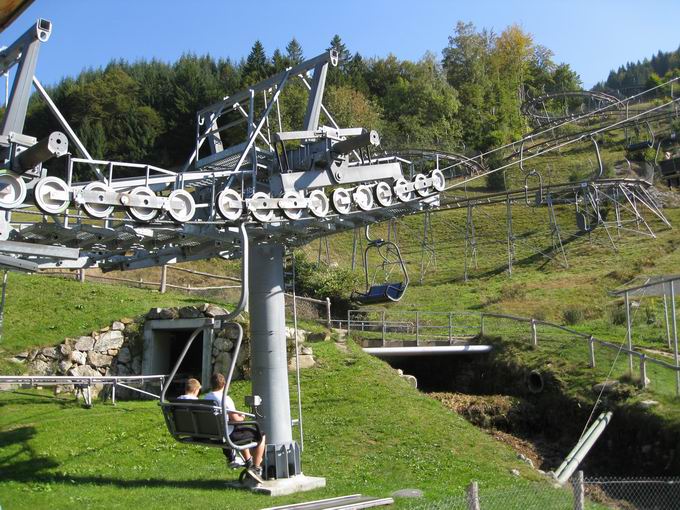 Hasenhorn-Sessellift: Sttze