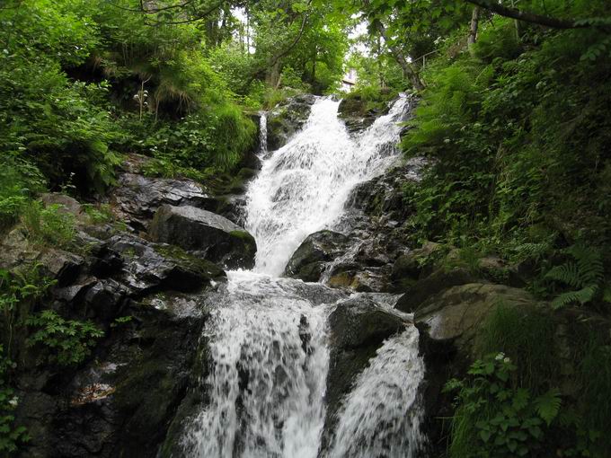 Todtnauer Wasserfall: Obere Fallstufe