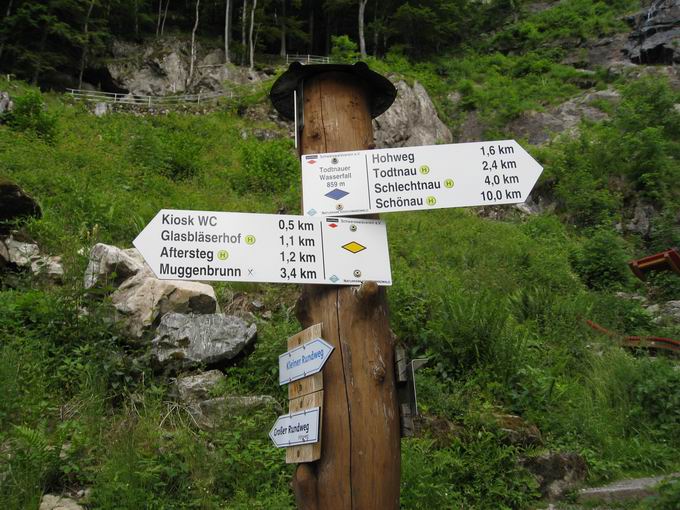 Wanderwege rund um Todtnauer Wasserfall