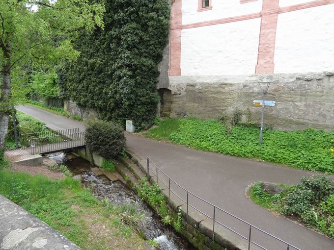 Wiesentorstrae: Blick Stadtgraben