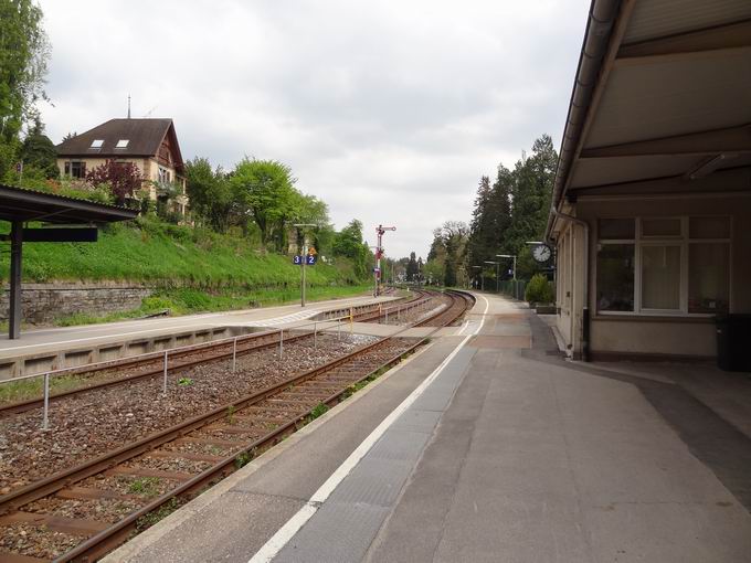 Bahnhof berlingen Therme: Ostblick