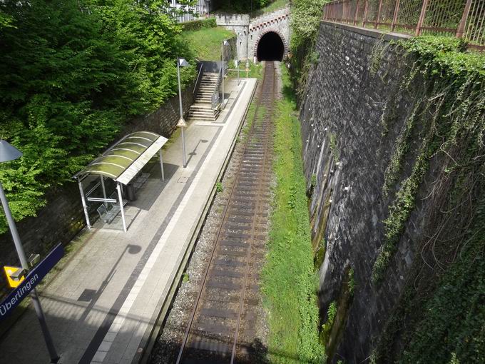 Bahnhof berlingen: Westansicht