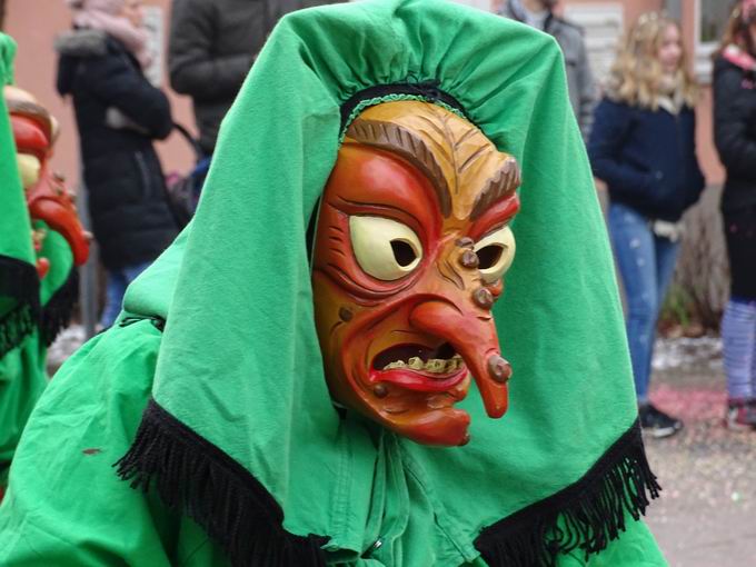 Maske Hexe Hexenzunft Villingen