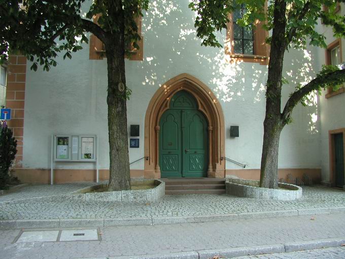 Eingangsportal Johanneskirche Villingen