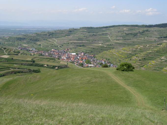 Badberg: Blick Oberbergen