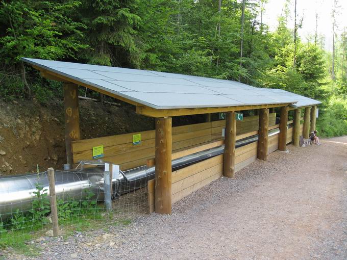 Baumkronenweg Waldkirch: Riesenrutsche Ende