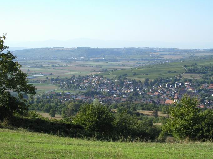 tlingen: Blick Binzen