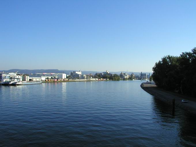 Palmrainbrcke Weil am Rhein: Sdblick