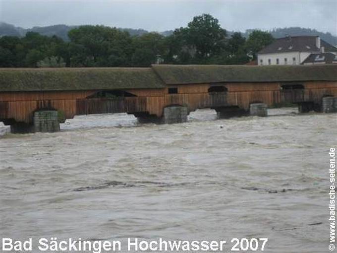 Hochwasser 2007 in Bad Sckingen