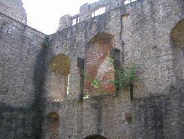 Burg Hohenbaden: Kamin Bernhardsbau