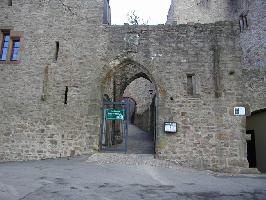 Burg Hohenbaden: Eingang