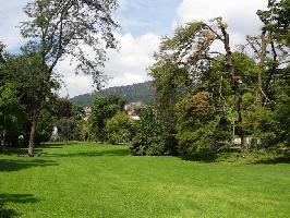 Lichtentaler Allee Baden-Baden: Blick Hohenbaden