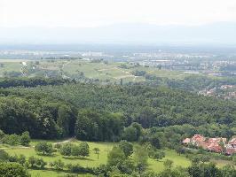 Burg Badenweiler: Blick Josberg