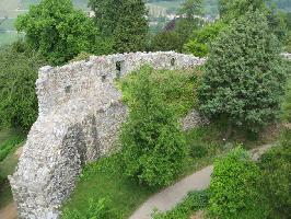 Burg Badenweiler: Nördliche Ringmauer