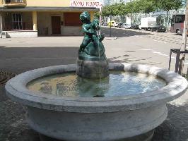 Knabe mit Schwan-Brunnen I Basel