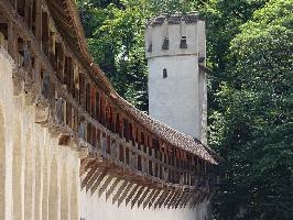 Letziturm Basel: Westseite Stadtmauer