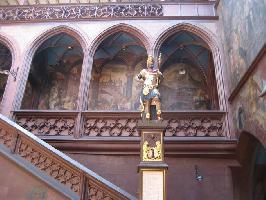 Statue Lucius Munatius Plancus Rathaus Basel