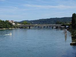 Schwarzwaldbrcke Basel: Westansicht