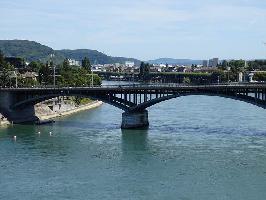 Wettsteinbrücke Basel: Westansicht