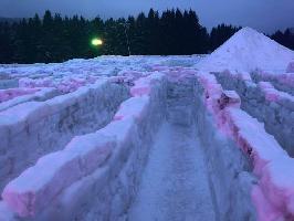 Schneelabyrinth Bernau im Schwarzwald 2018