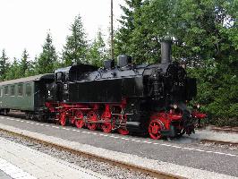 Bahnhof Blumberg-Zollhaus: Dampflok 93 130