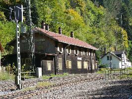 Bahnhof Hirschsprung: Westansicht