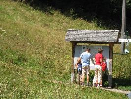 Wandertafel obere Ravennaschlucht