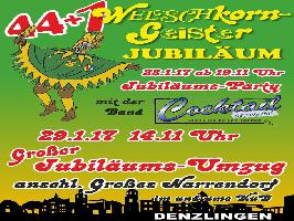 Jubilum 44+1 Welschkorngeister Denzlingen