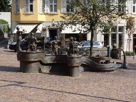 Musikantenbrunnen Donaueschingen: Westansicht