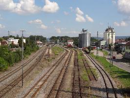 Schellenbergbrcke Donaueschingen: Bahnhofsareal