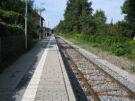 Bahnhof Elzach: Bahnsteig