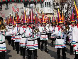 Schuttigumzug Stadtmuik Elzach