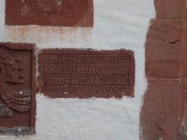 Torinschrift Klosterkapelle Tennenbach