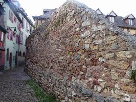 Sdansicht der Rue de l`Enceinte in Colmar