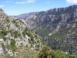 Col d`Illoire Verdonschlucht: Nordblick